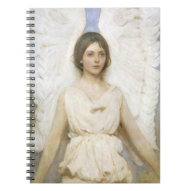 Cuaderno Ángel de Abbott Thayer, Bella Artes victoriano vin (Frente)