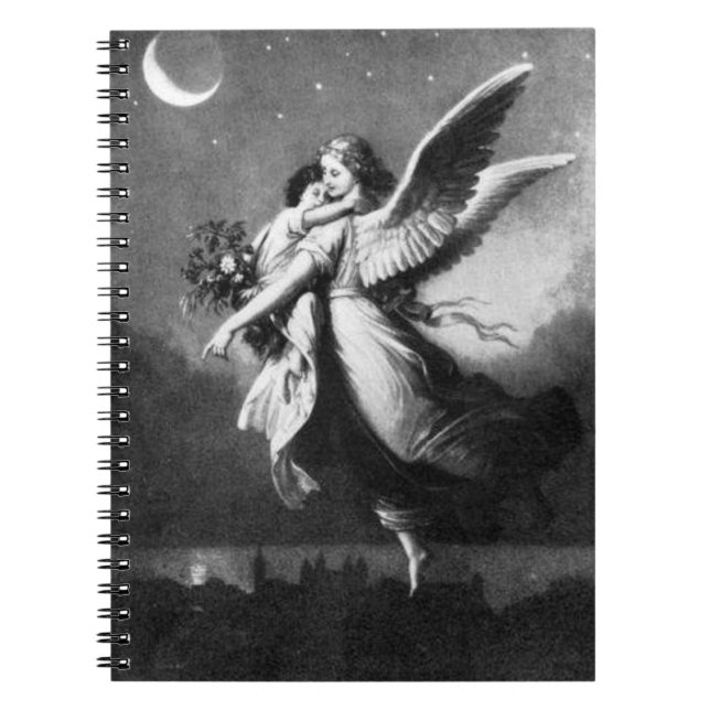 Cuaderno Ángel de guarda en la noche (Frente)