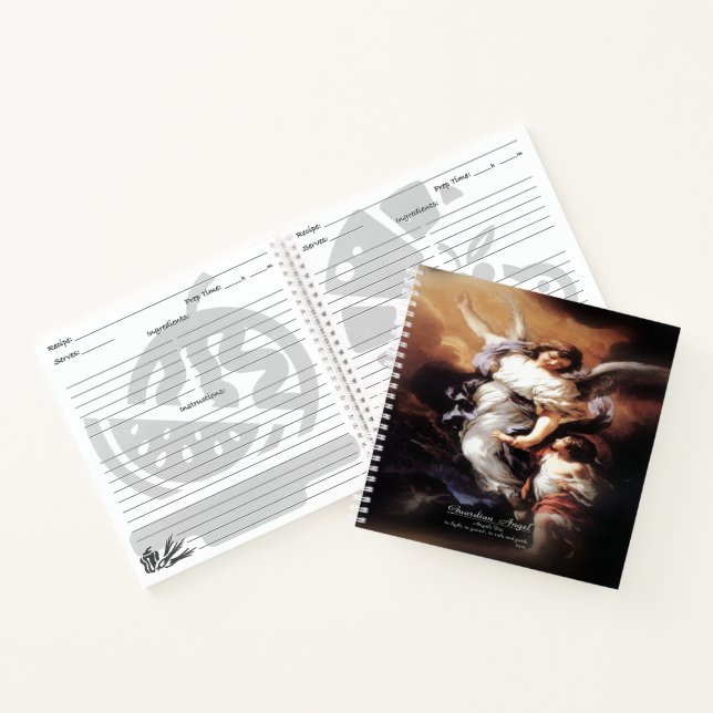 Cuaderno Ángel de Guardian con oración (Interior)