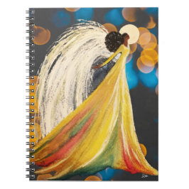 Cuaderno Ángel de la luna - Bloc de notas en espiral