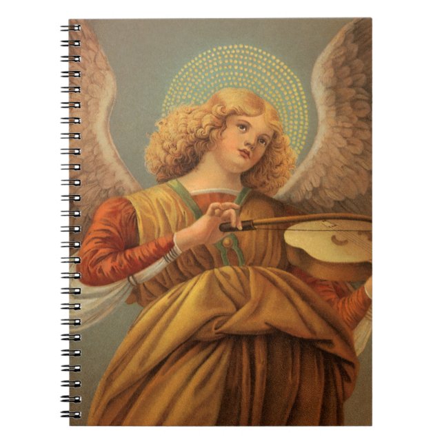 Cuaderno Ángel de la Renaissance tocando el violín Melozzo  (Frente)