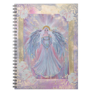 Cuaderno Ángel espiritual o luz celestial por Renee Lavoie