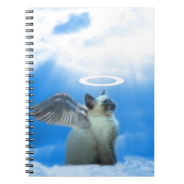 Cuaderno Angel Kitty Cat Siamese Kitten (Frente)