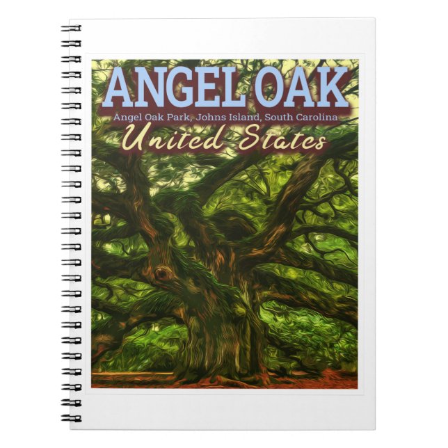 CUADERNO ANGEL OAK - CHARLESTON SOUTH CAROLINA US (Frente)