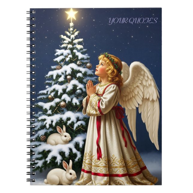 Cuaderno Angel of Christmas Night – Classical Holiday  (Frente)