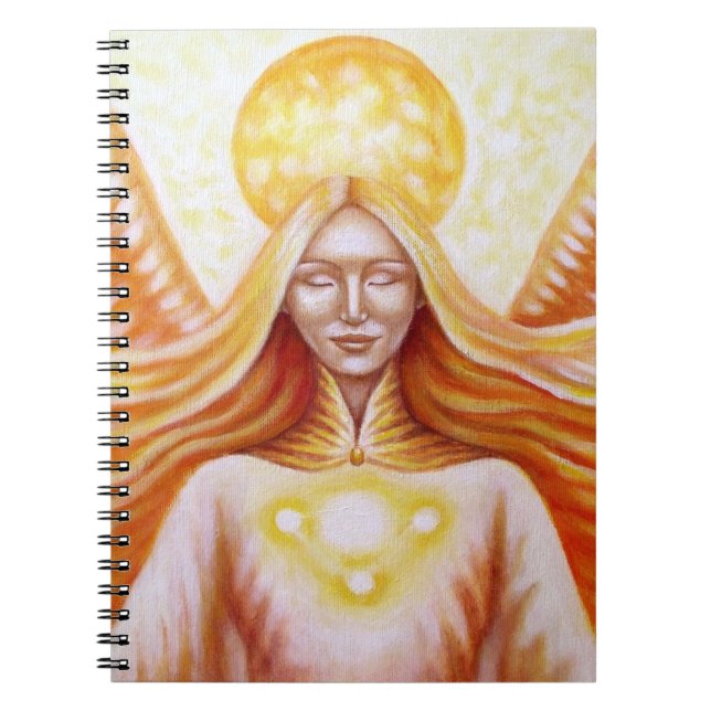 Cuaderno “Ángel solar " (Frente)