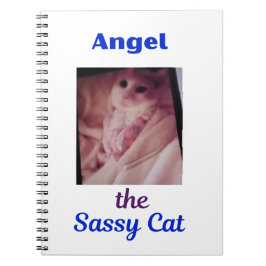 Cuaderno Angel the Sassy Cat Note Book