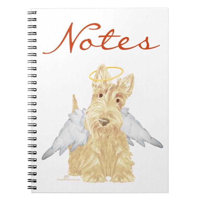 Cuaderno Ángel Wheaten Scottie (Frente)