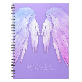 Cuaderno ANGEL WINGS Fairy Purple Custom Name