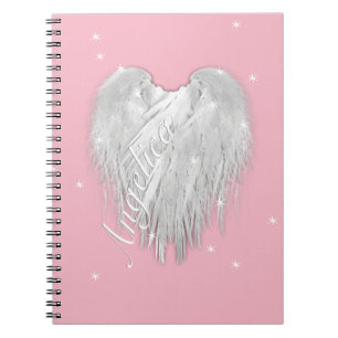 Cuaderno ANGEL WINGS Heart Stars Pink