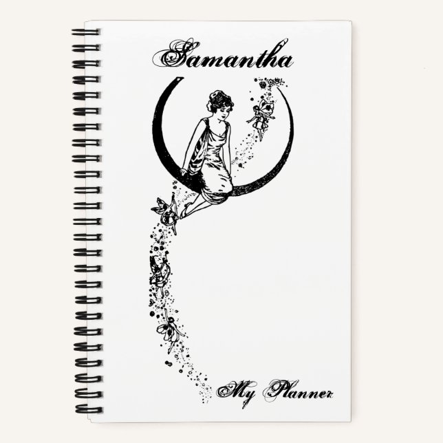 Cuaderno Ángel y hada, dibujo (Anverso)