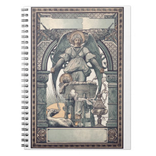 Cuaderno Ángeles guardianes con niño Jesús