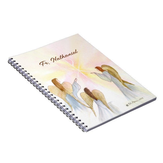 Cuaderno Ángeles religiosos personalizados (Lado Derecho)