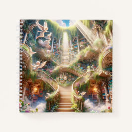 Cuaderno Angelic Stairway to Enlightenment Library