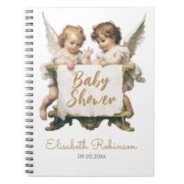 Cuaderno Angels Baby Shower Personalizado