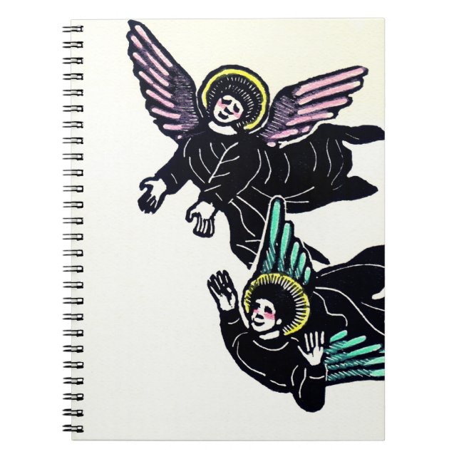 Cuaderno Angels Woodcut (Frente)