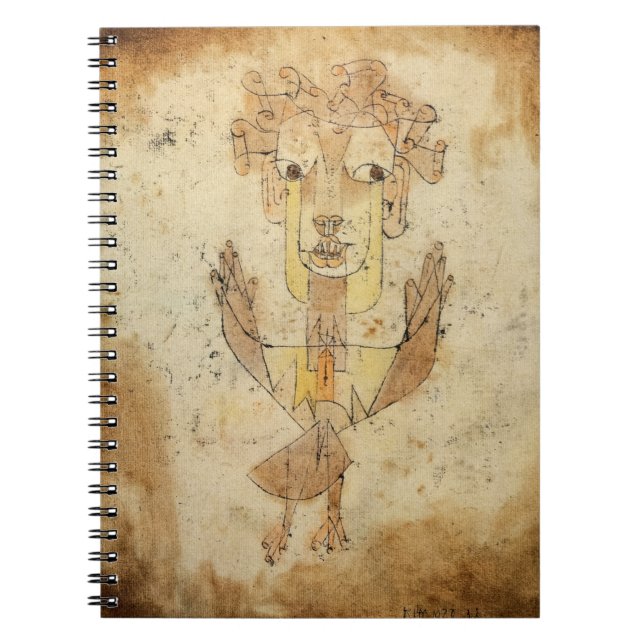 Cuaderno Angelus Novus por Paul Klee (Frente)
