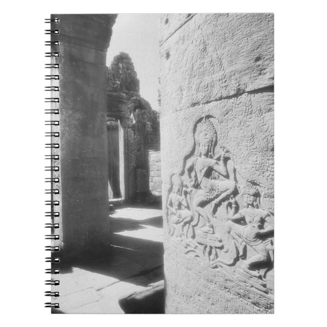 Cuaderno Angkor Cambodia, Apsara tallando el Bayón 2 (Frente)