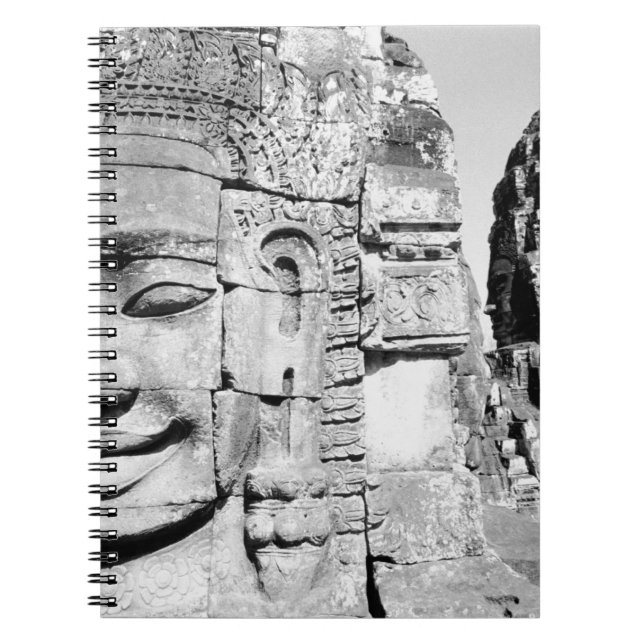 Cuaderno Angkor Camboya, Cabezas El Bayon (Frente)