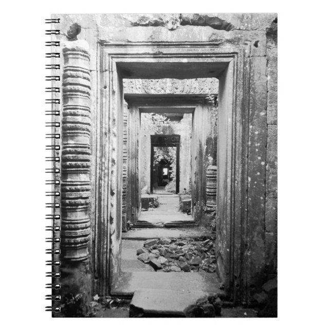 Cuaderno Angkor Camboya, puertas Preah Khan (Frente)