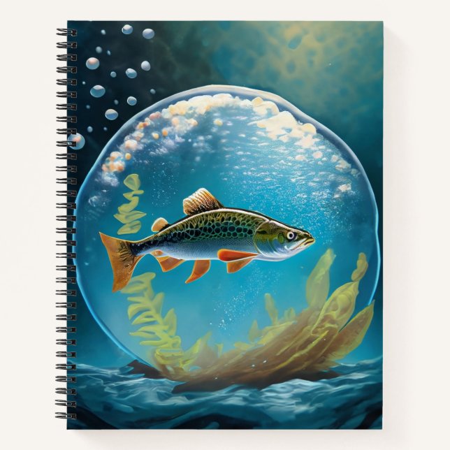 Cuaderno Angler's Journal: tu máximo compañero de pesca (Anverso)