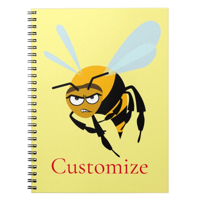 Cuaderno Angry Bee Thunder_Cove (Frente)