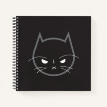 Angry Cat 8.5" x 8.5" Bloc de notas en espiral