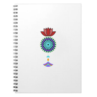 Cuaderno Anhänger spirituell mit Lotusblüte