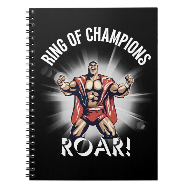 Cuaderno ¡Anillo De Campeones, Roar! (Frente)