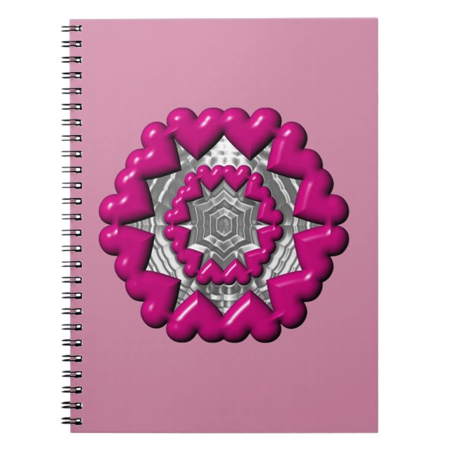 Cuaderno Anillo de corazones Valentine (Frente)