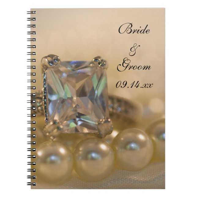 Cuaderno Anillo de diamantes de la Princesa y Boda de Perla (Frente)