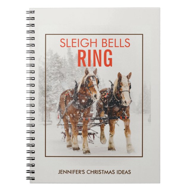 Cuaderno Anillo de las campanas de Sleigh (Frente)