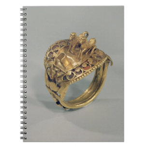 Cuaderno Anillo del caballo (oro y cornalina)