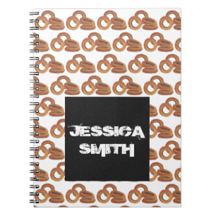 Cuaderno Anillos de cebolla frita personalizados de comida 