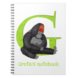 Cuaderno Animal ABC G es para gorila
