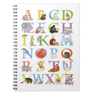 Cuaderno Animal ABC (versión azul)