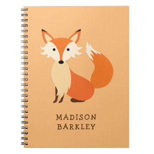 Cuaderno Animal de Fox Kid's cute Woodland