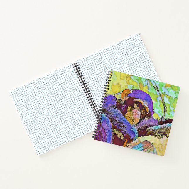 Cuaderno animal inteligente - chimpancé 3 (Interior)