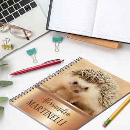 Cuaderno Animal lindo para Chicas Escuela de edgehog