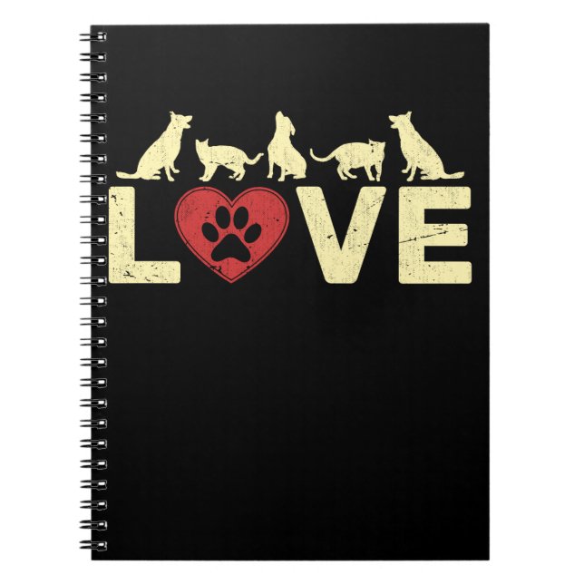 Cuaderno Animal Love Vet Tech Heart Veterinario (Frente)