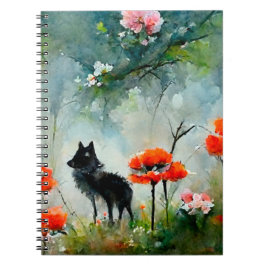 Cuaderno Animal salvaje floral