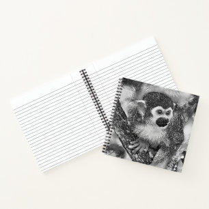 Cuaderno AnimalArtBW_Monkey_002