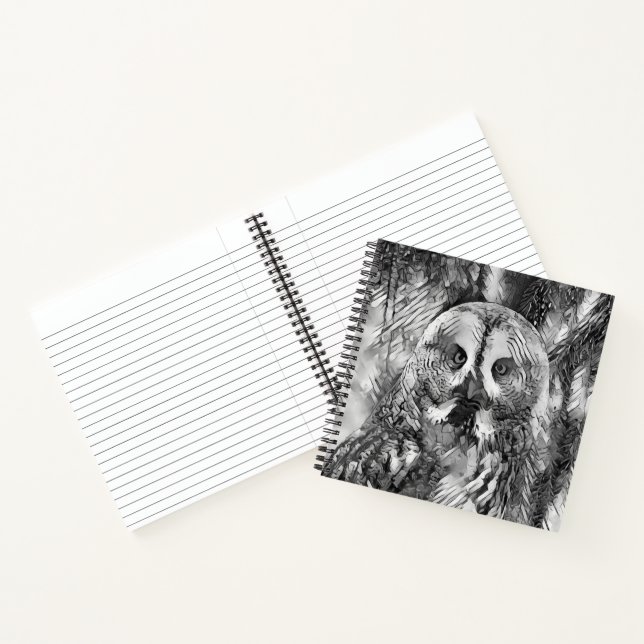 Cuaderno AnimalArtBW_Owl_001 (Interior)