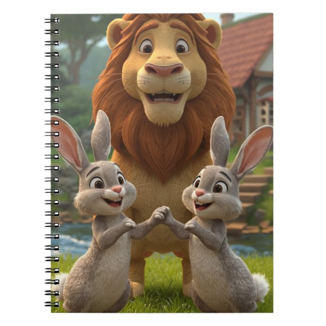 Cuaderno Animales Adorables Regreso a Clases (Frente)