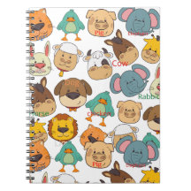 Animales adorables safari lindo catoon niños