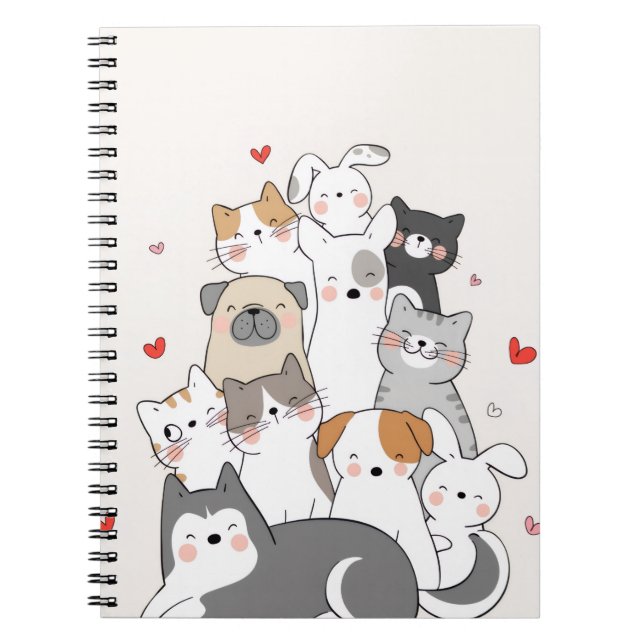 Cuaderno Animales cortos (Frente)