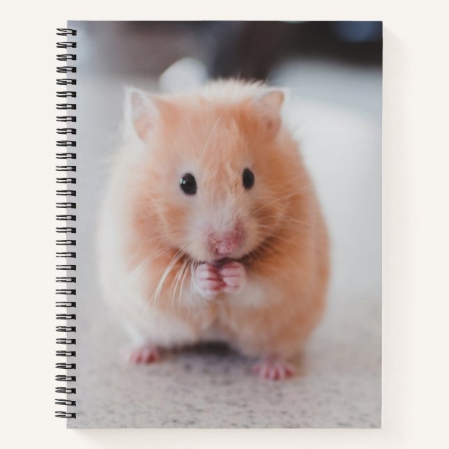Cuaderno Animales De Amor De Hámster Cute (Anverso)