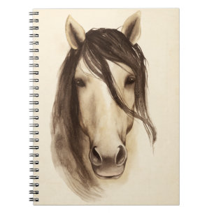 Cuaderno Animales de barras acuarelas  Caballo