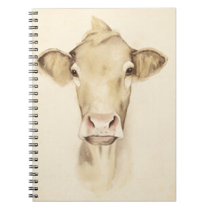 Cuaderno Animales de barras acuarelas  Vaca
