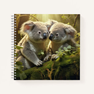 Cuaderno Animales de Koala Wilderness Wilderness Colorful W